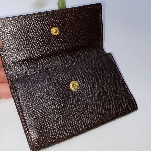BVLGARI Leather Key Wallet Brown - Picture 7 of 10